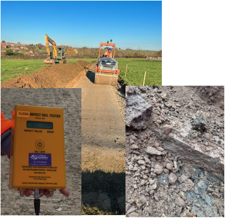 Haul Road Compaction to >30% CBR
