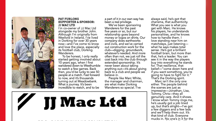 How JJMac supports football with heart