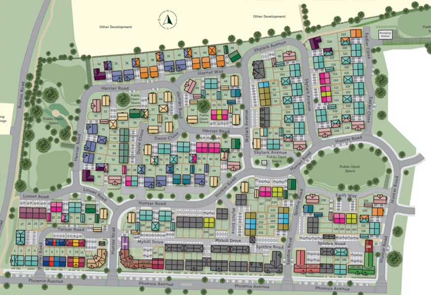 Buxton Road Spixworth Map