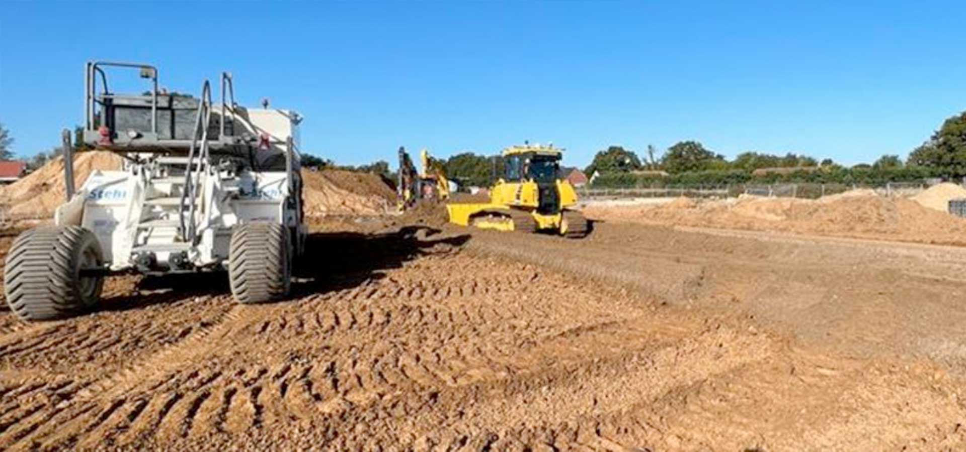 JJMac Buxton Road Spixworth – Adoptable Road Stabilisation